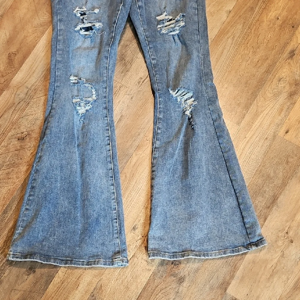 Rue21 Blue Flare & Wide Leg Jeans - Picture 4 of 8